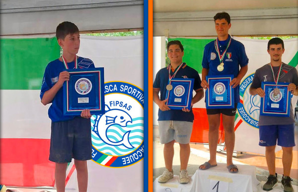 CAMPIONATO ITALIANO UNDER 15 e UNDER 20 - PESCA AL COLPO