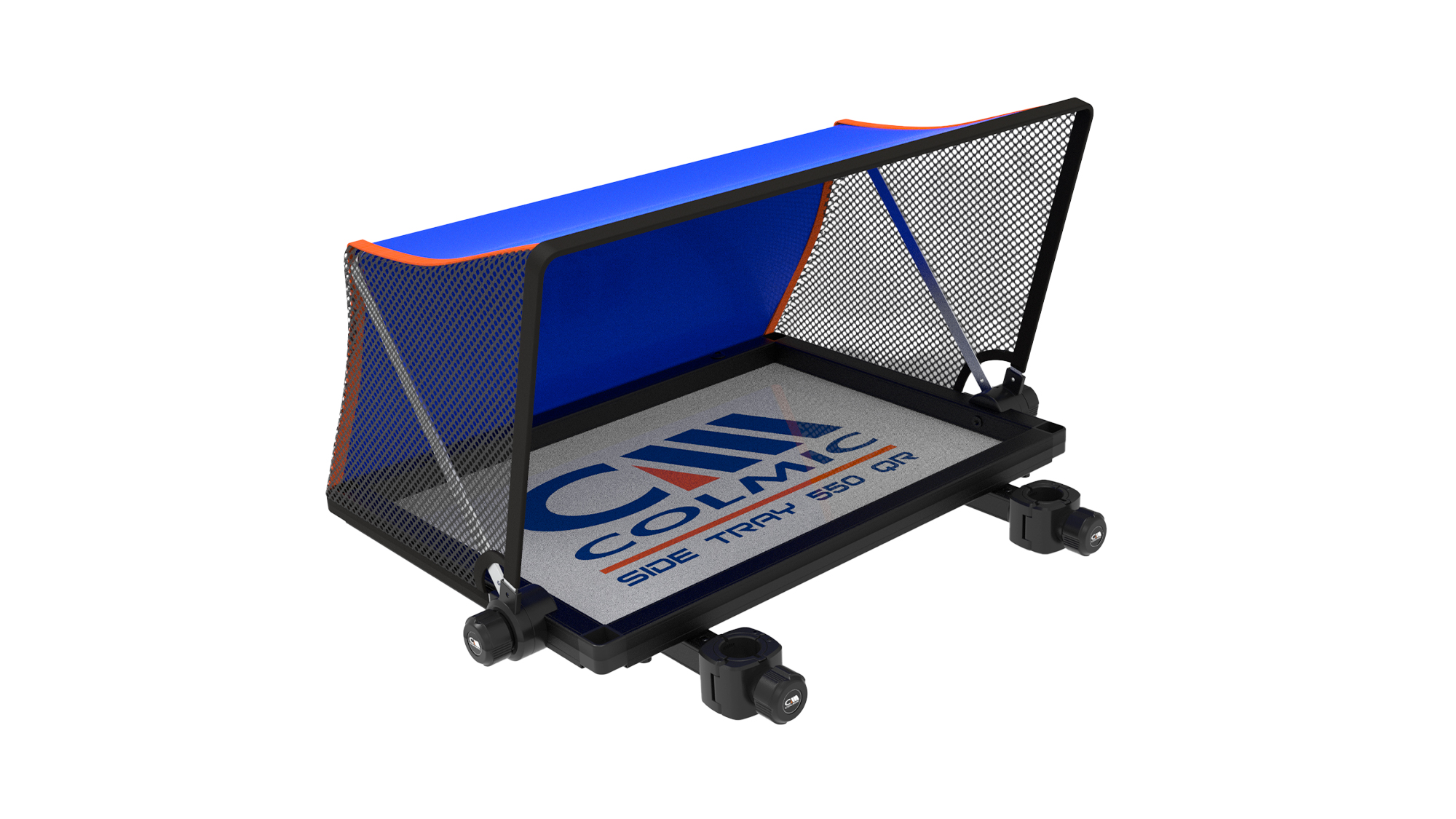 Colmic Side Tray 400 Side Plate For Fishing Basket - 41x32cm, ø36mm Leg